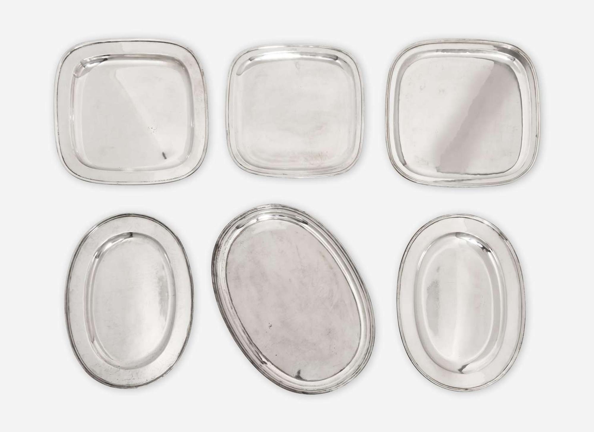 Arthur Hartwell, David Carlson and Herbert Taylor for Arthur Stone, Six Trays