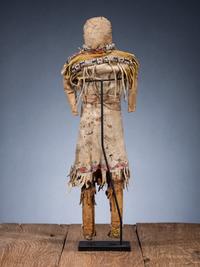 Cheyenne Doll, with Painted Dress