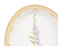 A Group of Four Royal Copenhagen Flora Danica Porcelain Serving Articles