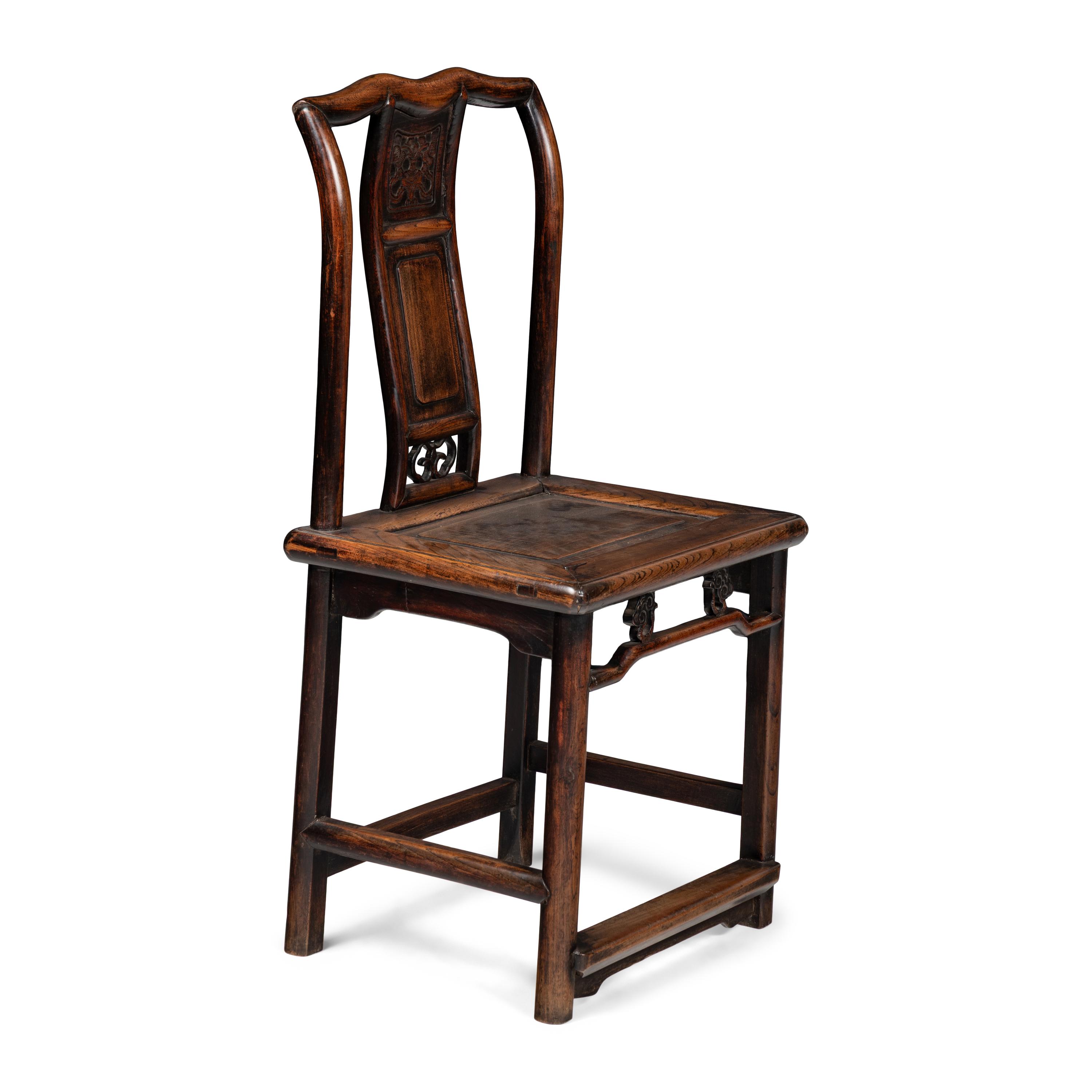 A Chinese Hardwood Side Chair