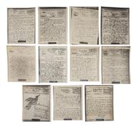 [AFRICAN AMERICANA - NATIVE AMERICANS - WWII]. World War II correspondence with Maud Morgan of Hillburn, NY, a member of the "Jackson Whites/Ramapough Mountain Indians."