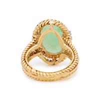 JADE AND DIAMOND RING