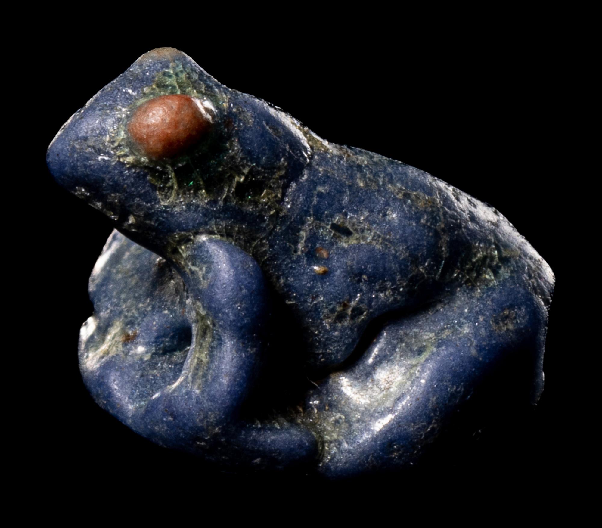 An Egyptian Faience Frog