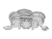 A Collection of American Silver Dishes