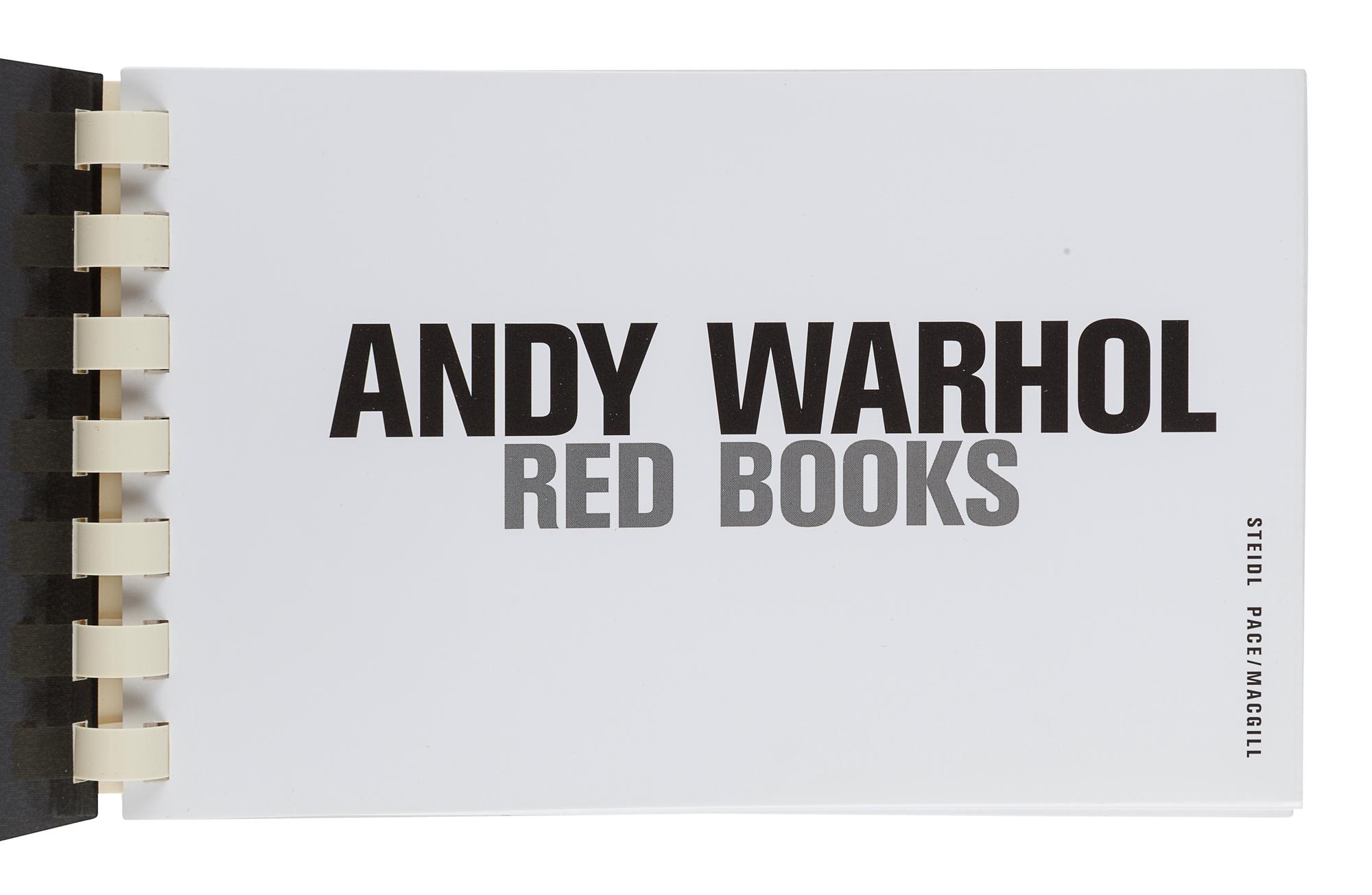[WARHOL, Andy (1928-1987)]. Andy Warhol: Red Books. New York: Steidle Pace/Macgill, 2004.