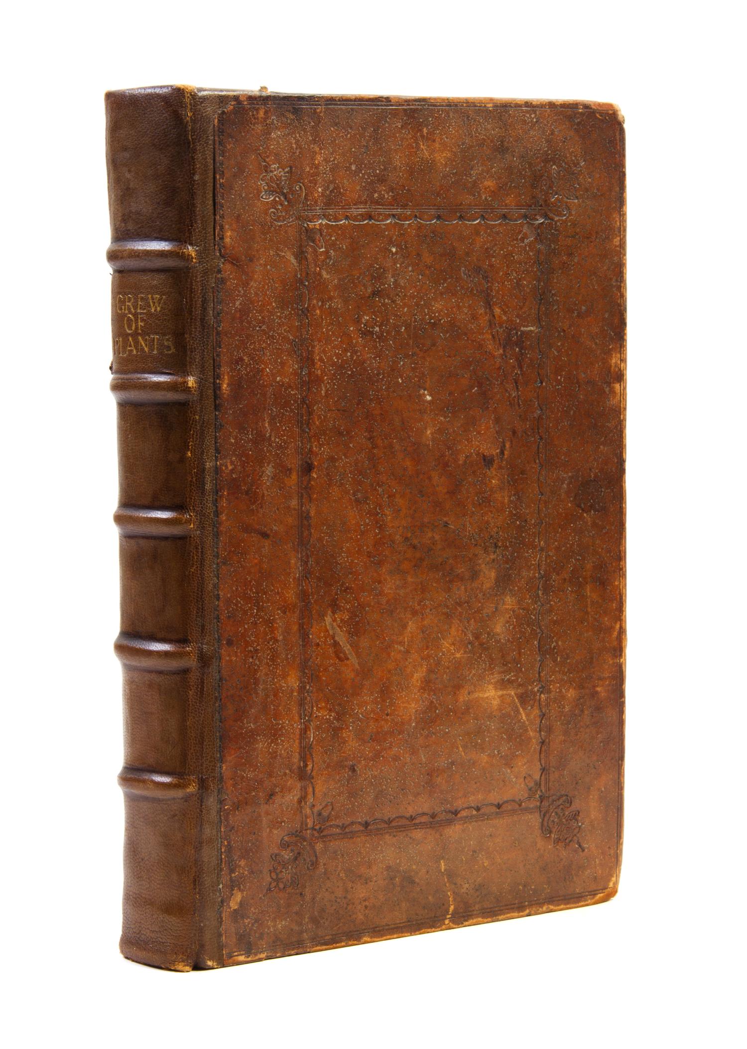 (BOTANY) GREW, NEHEMIAH. The Anatomy of Plants. London, 1682. First edition.