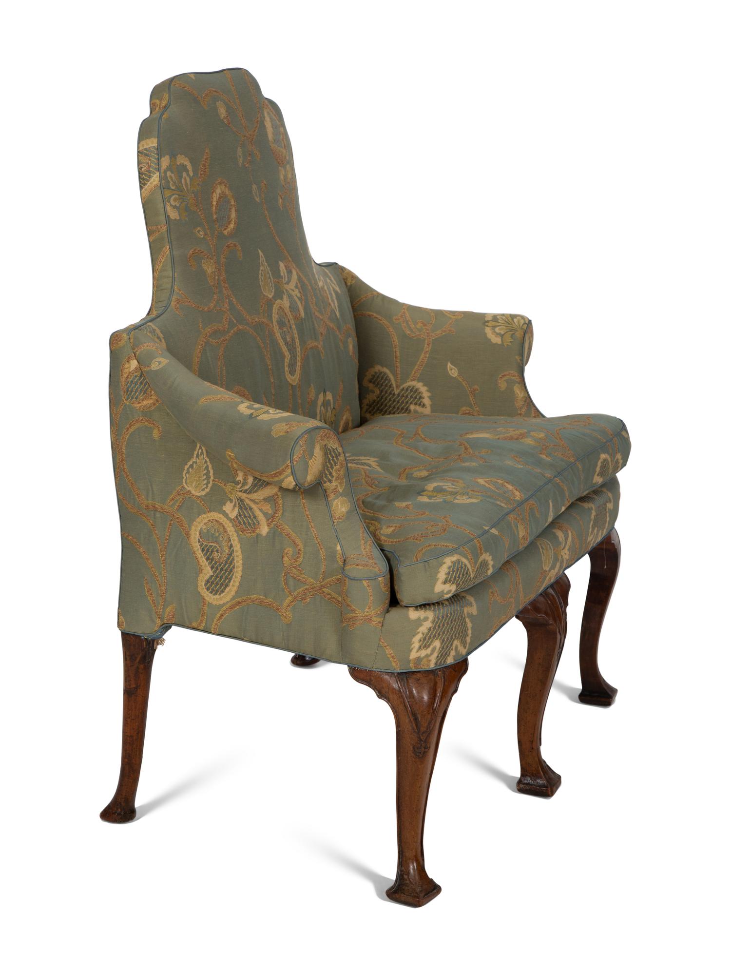 A George II Walnut Diminutive Settee