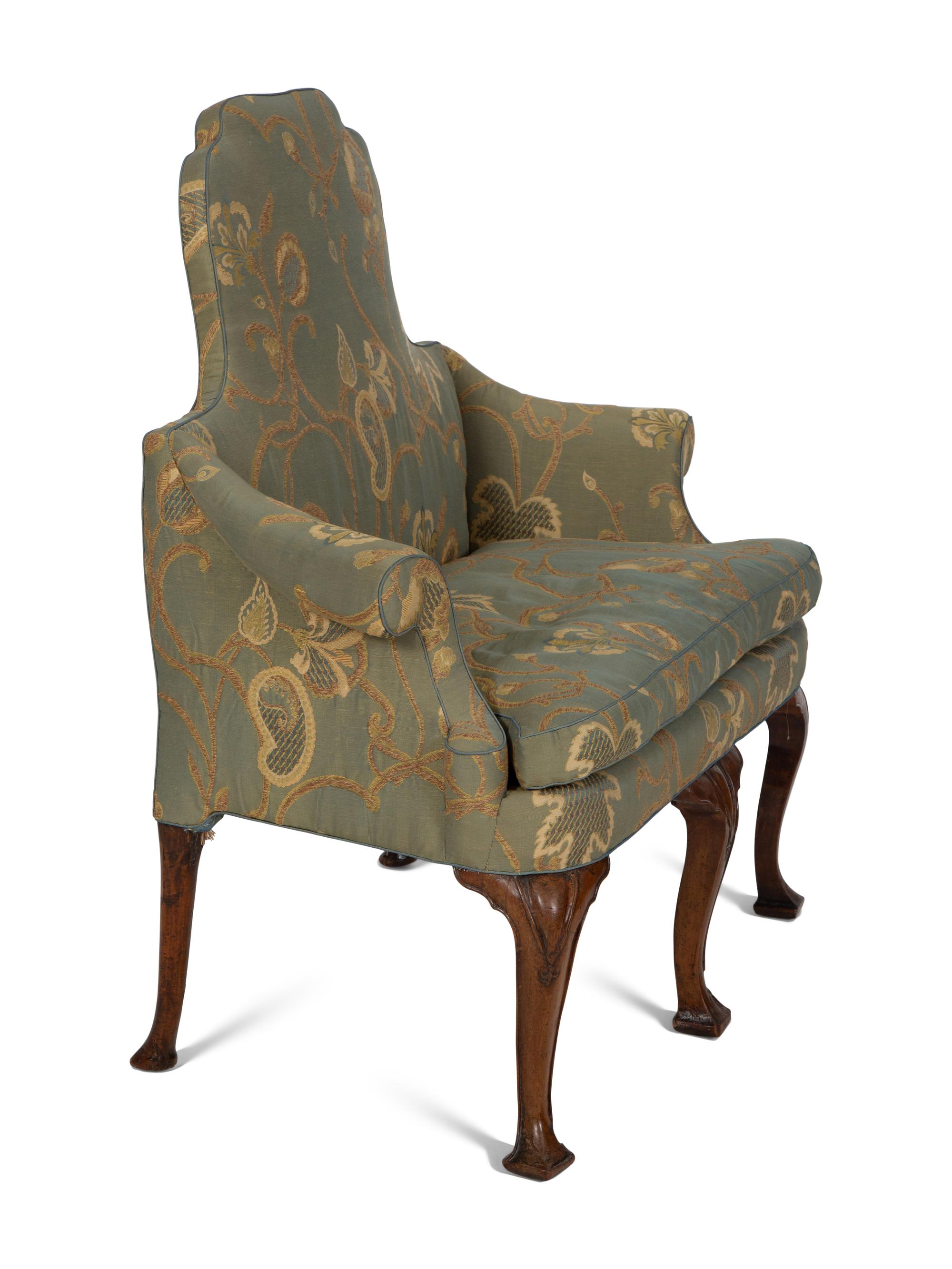 A George II Walnut Diminutive Settee