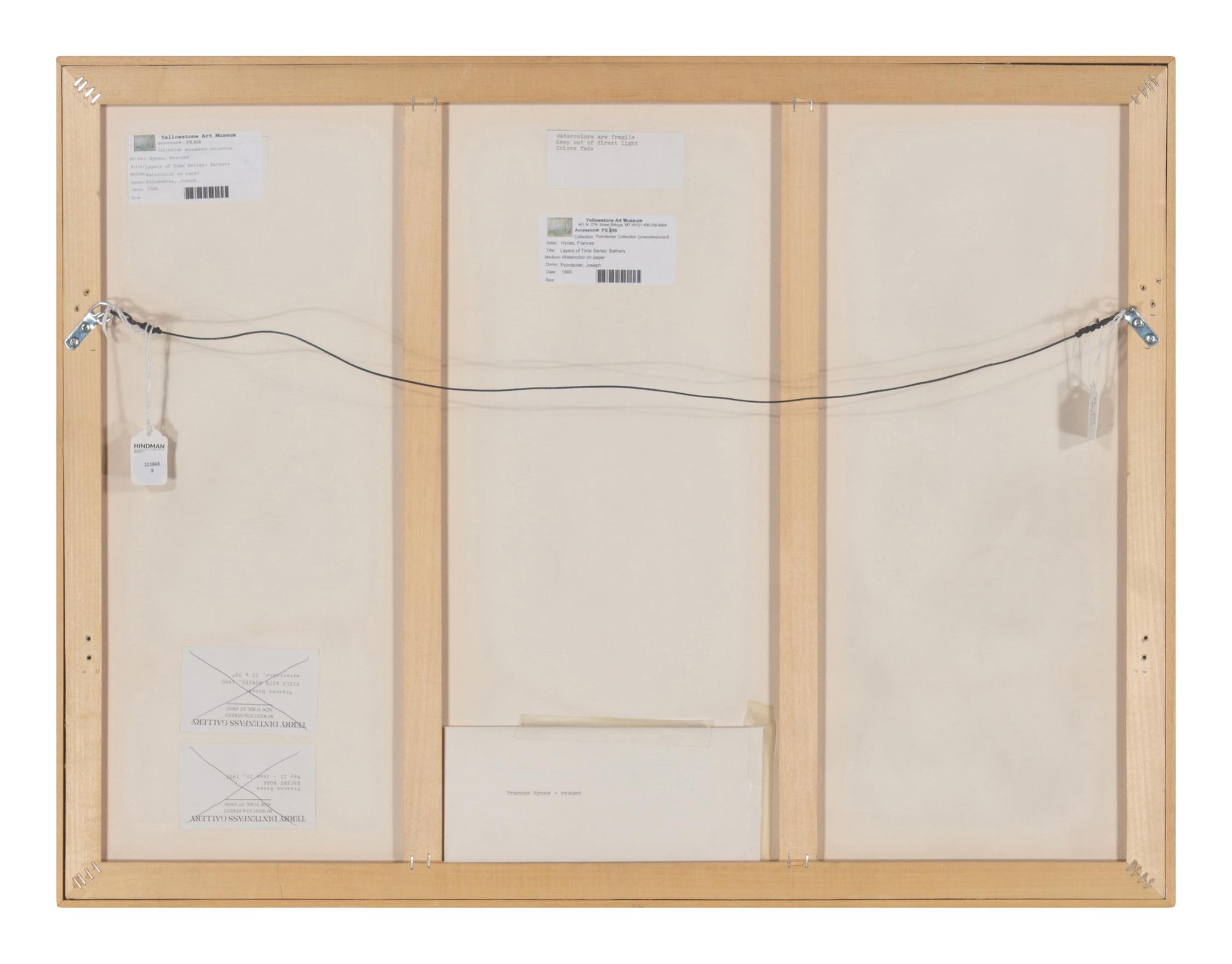 Layers of Time Series: Bathers, 1990 and Grazing Horses , 1989 (two works)