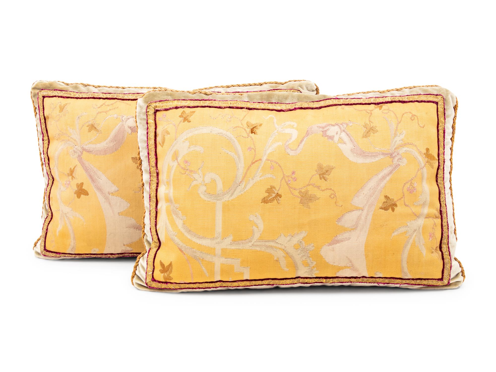 A Pair of Tapestry Pillows
