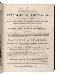 [TRAVEL & EXPLORATION]. GREEN, John (d. 1757), compiler. A New General Collection of Voyages and Travels... London: for Thomas Astley, 1745-1747.