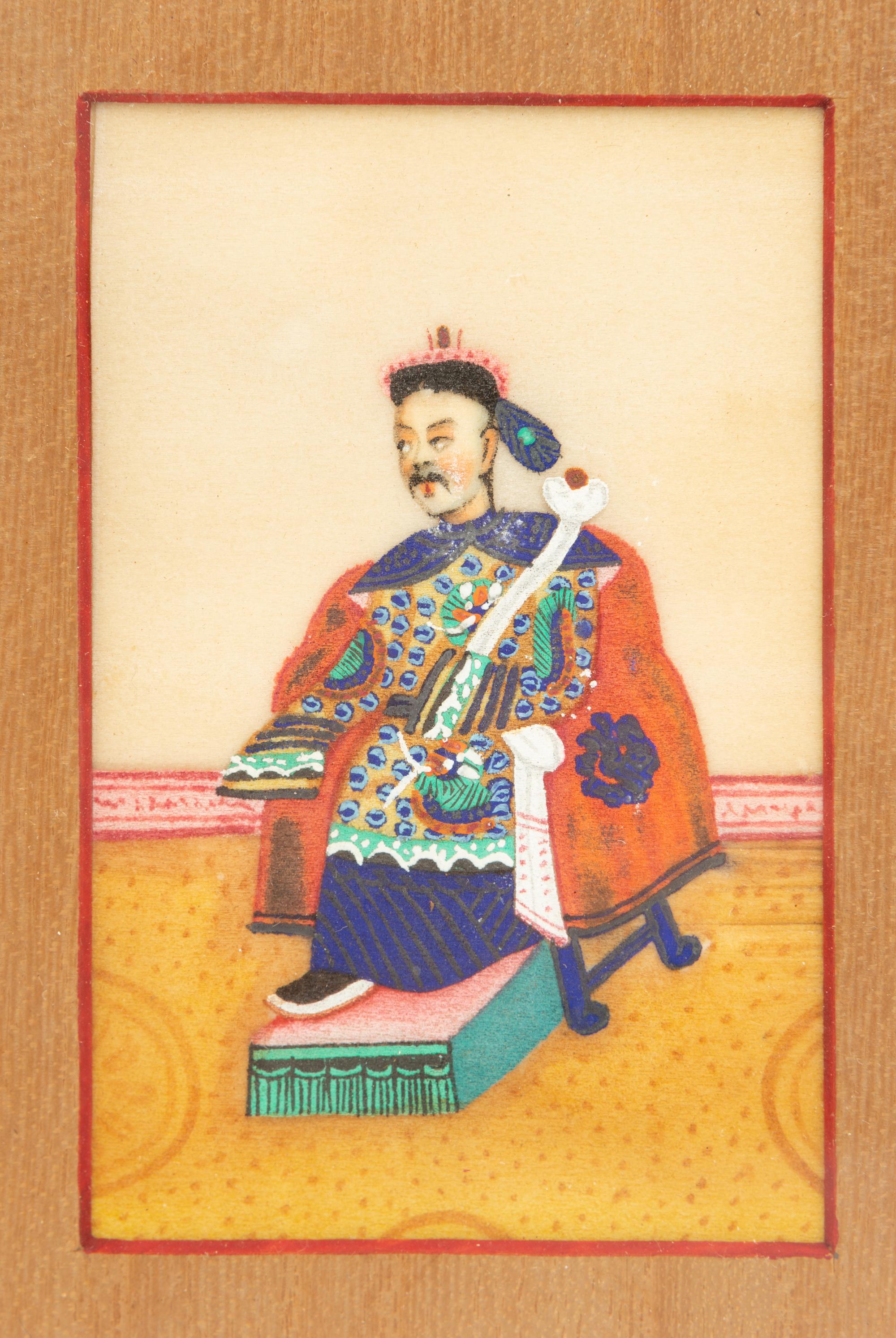Six Chinese Export Pith Paper Paintings