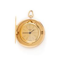 BUECHE GIROD, YELLOW GOLD LIBERTY COIN PENDANT / WATCH
