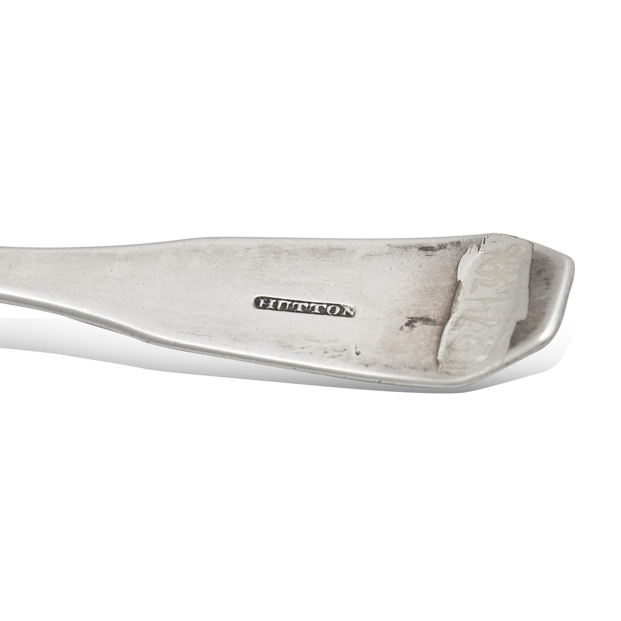 A Federal Coin Silver Coffin-End Teaspoon