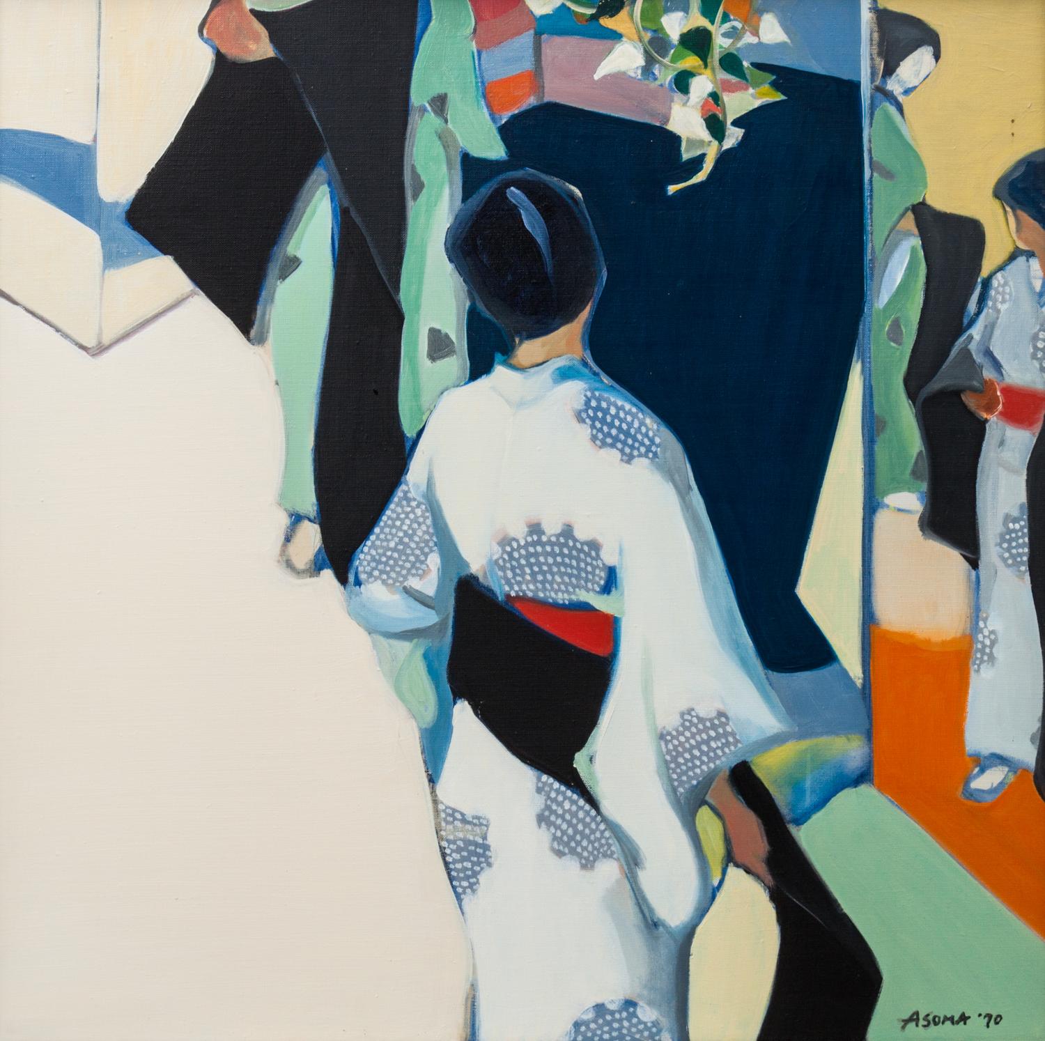 Tadashi Asoma, (Japanese, b. 1923), Women in an Interior, 1970