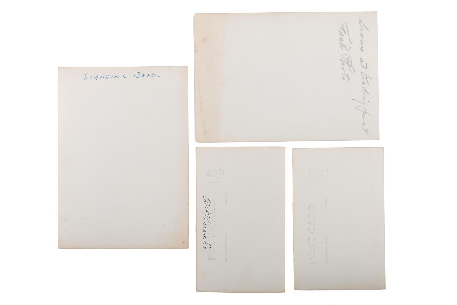 [DAKOTA] -- [WOUNDED KNEE]. A group of 6 photographs incl. Sioux subjects by Frank Bennett Fiske and scenes at Wounded Knee Battlefield.