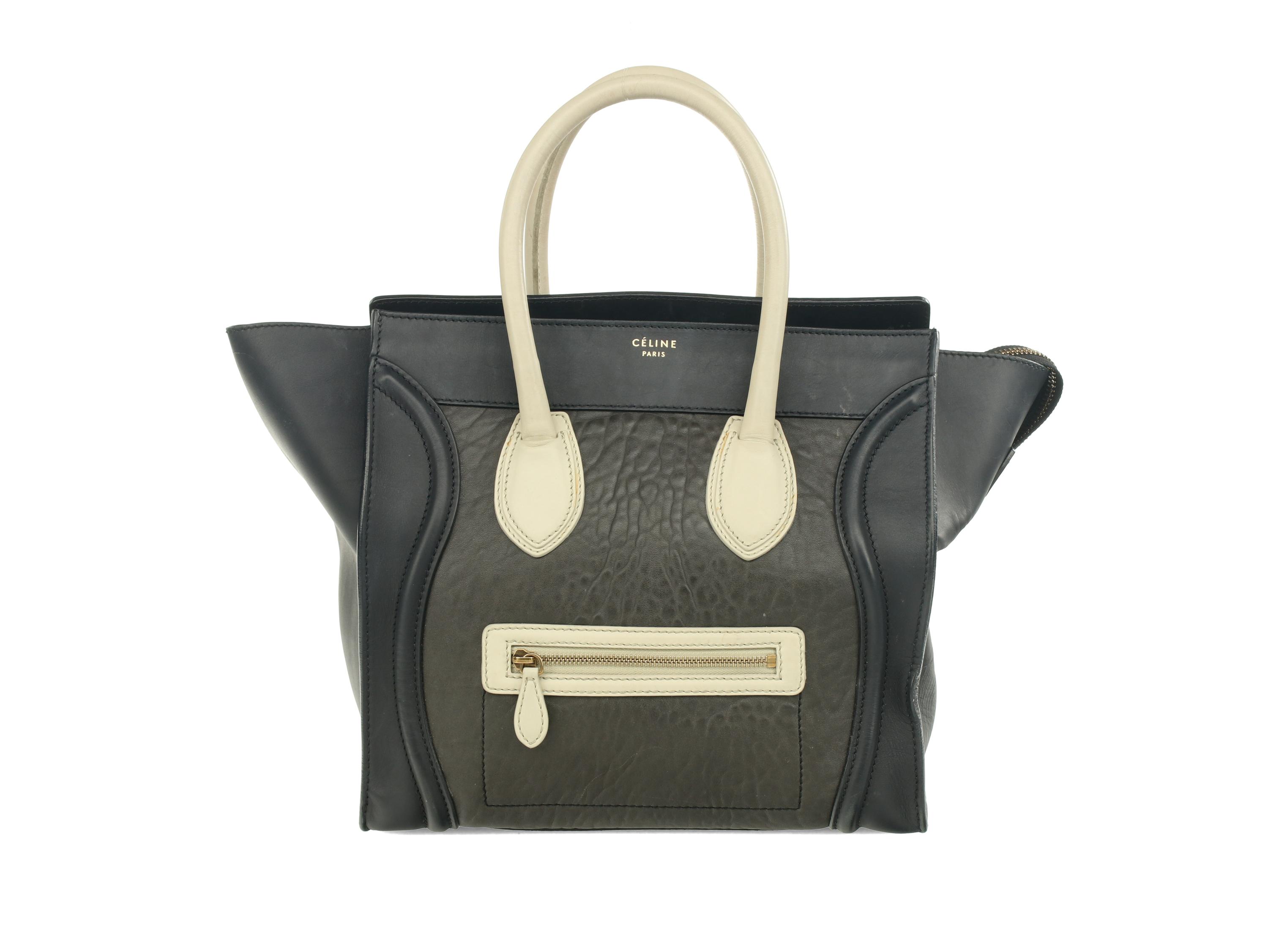 Céline Tri-Color Luggage Tote