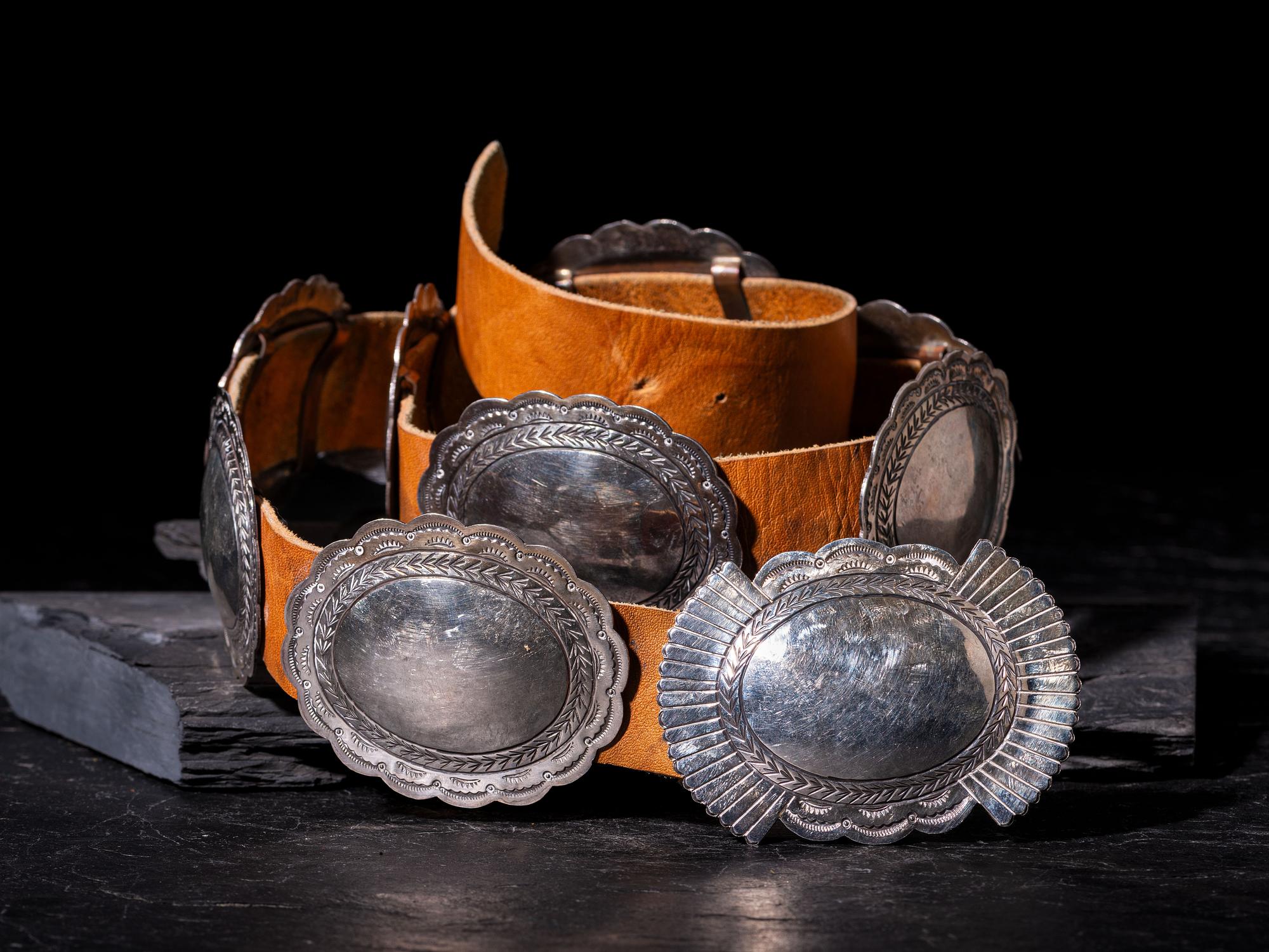 Sterling Silver Concha Belt