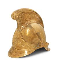 A Continental Brass Parade Helmet