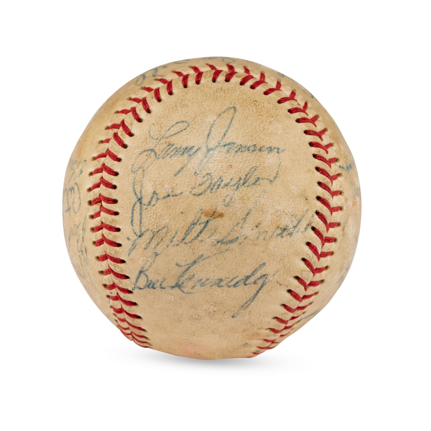 A 1956 Seattle Rainers Team Signed Autograph Baseball