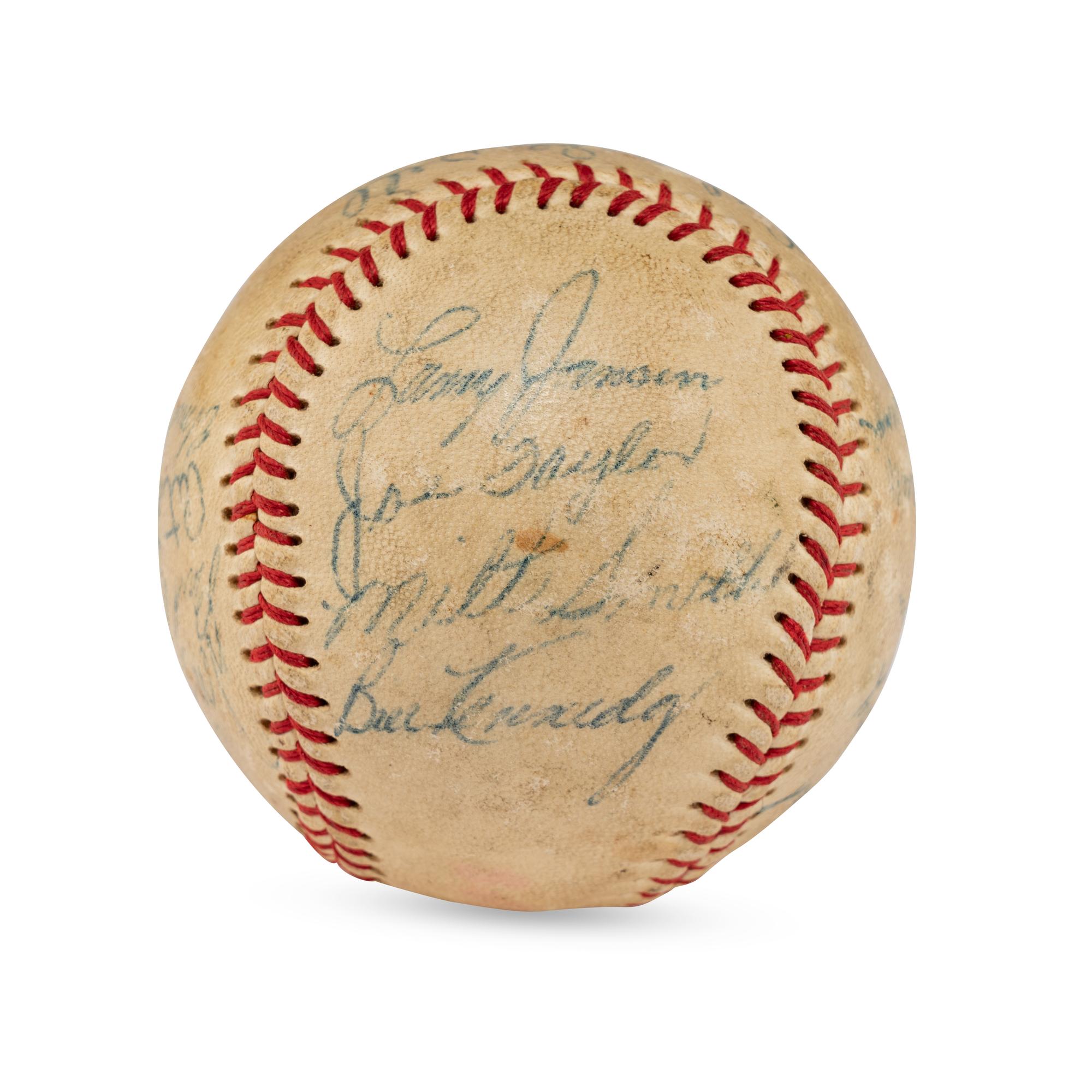 A 1956 Seattle Rainers Team Signed Autograph Baseball