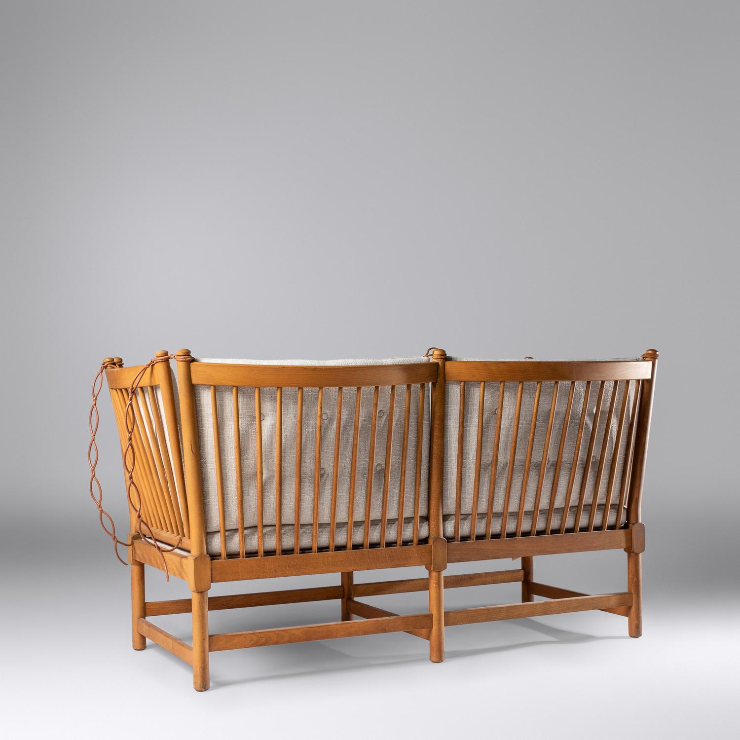 'Tremmesofa' (Spoke-Back Sofa), model 1789, c. 1950 Fritz Hansen, Denmark