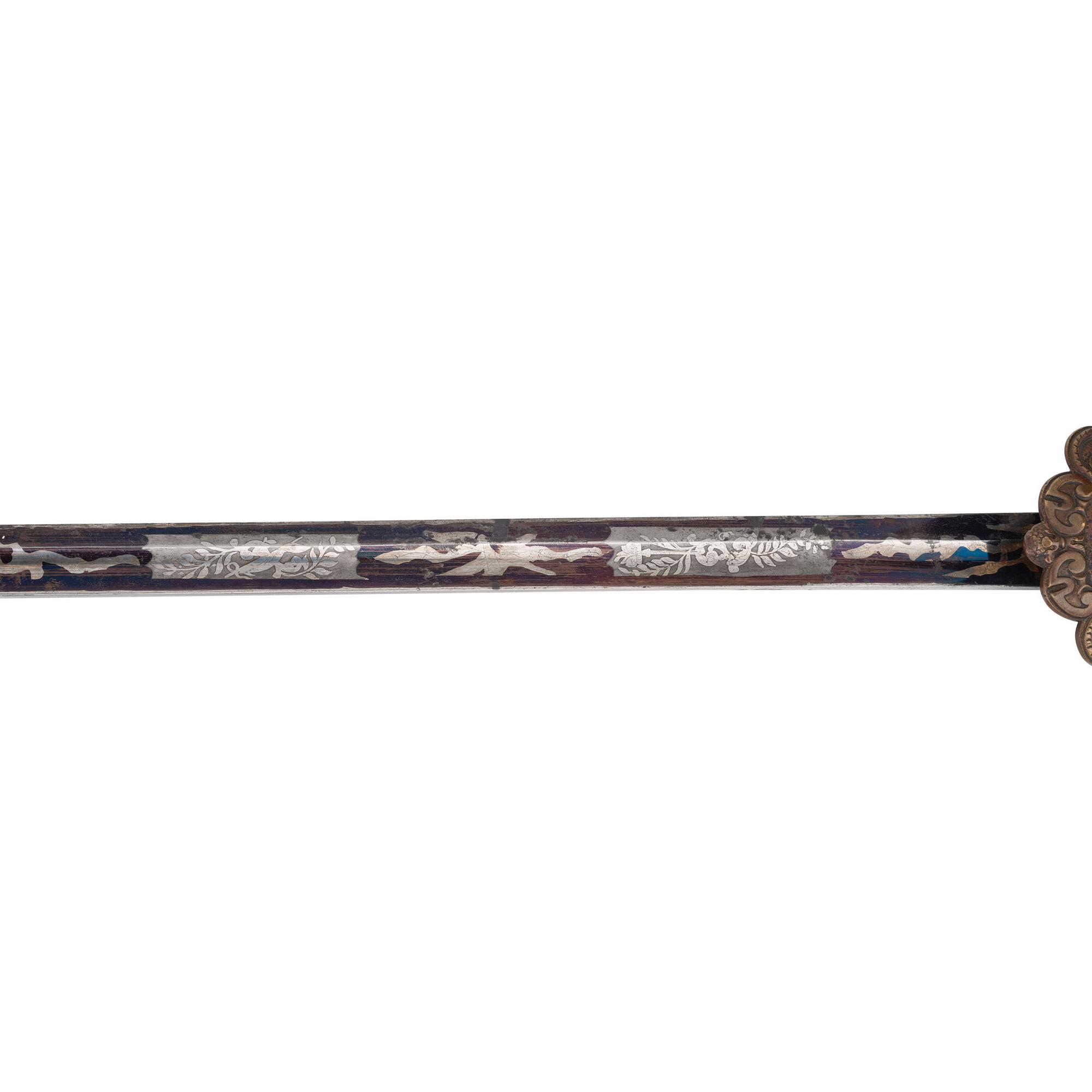 Lady Liberty Hilt Horstmann Presentation Militia Officer's Sword of Captain Charles Swearingen given by Secretary of War Simon Cameron