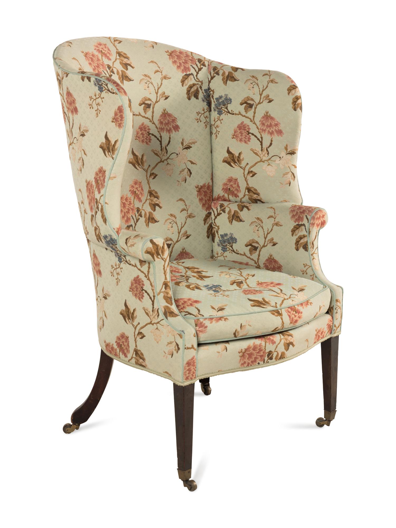 An English Wingback Armchair