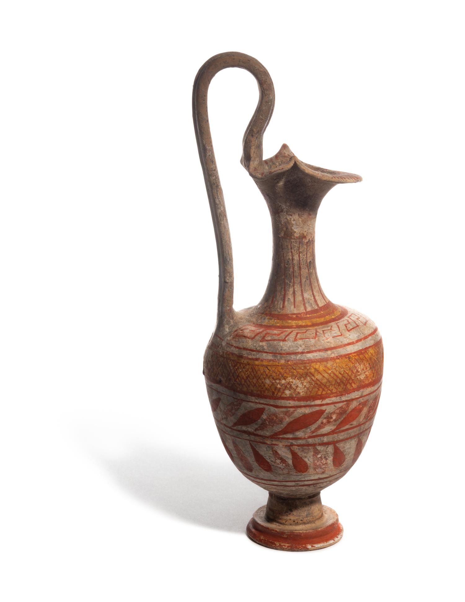 A Canosan Polychrome Oinochoe