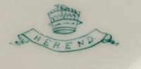 Two Herend Porcelain Reticulated Cabinet Plates