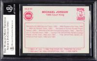 A 1986 Star Court Kings Michael Jordan Card No. 18 (BGS 9 MINT)