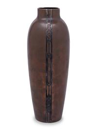 A Heintz Silver on Bronze Base