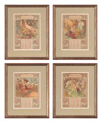 Chocolat Masson / Chocolat Mexicain, 1897 (complete set of four)