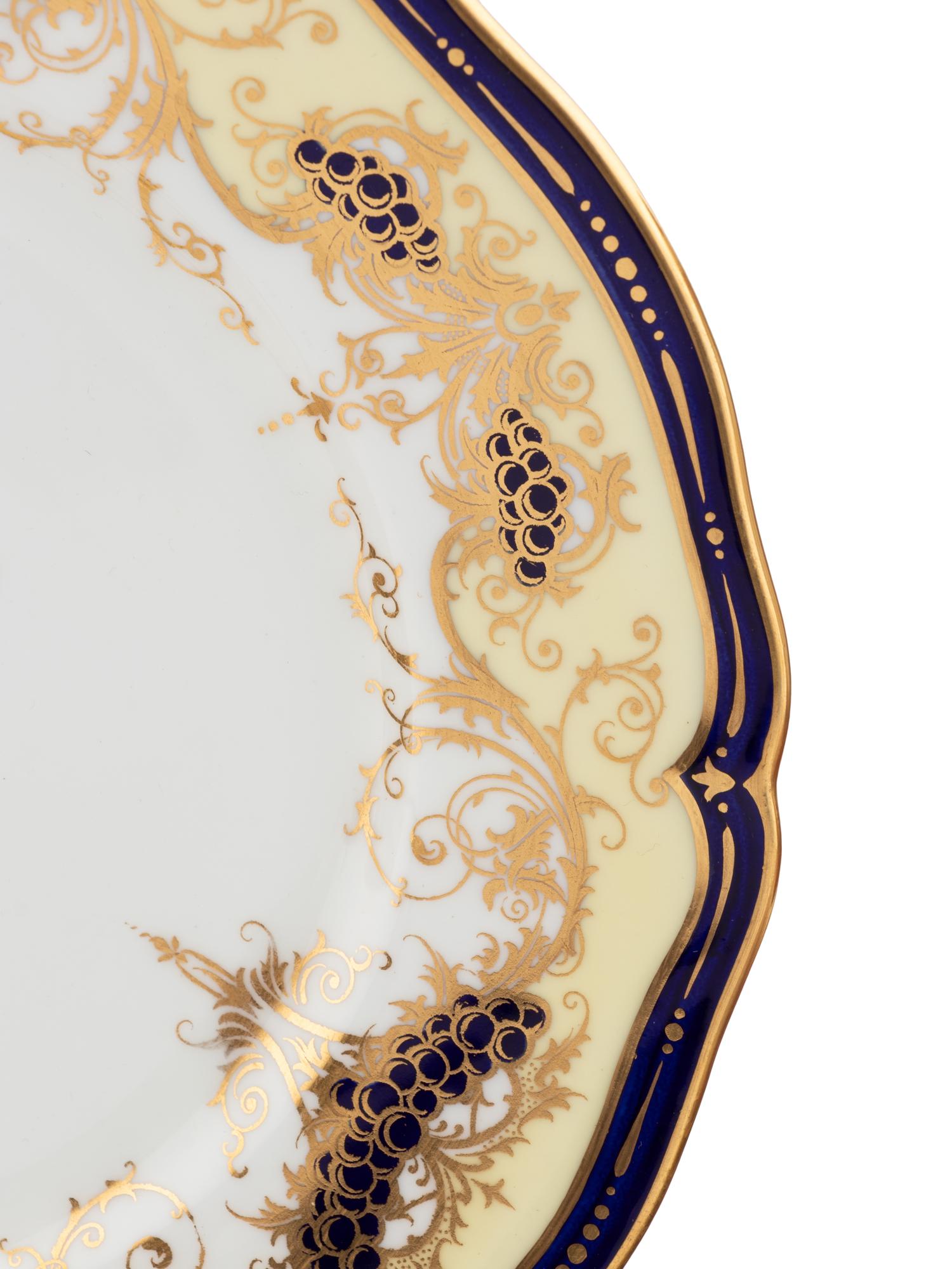 Three Sets of Porcelain Plates