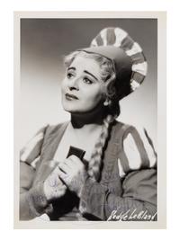 [20TH-CENTURY OPERA SINGERS]. A group of 6 signed photographs of opera singers from the 1950s-1960s, comprising images of: