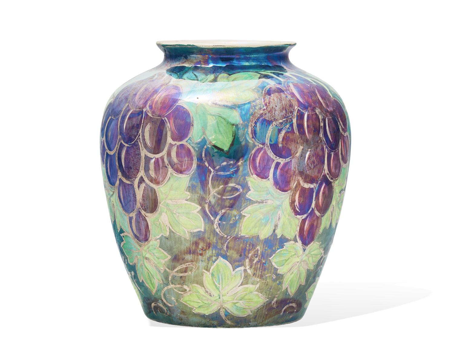 A Wedgwood Lustreware 'Grapes' Vase
