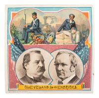 [CLEVELAND, Grover (1837-1908)] -- [HENDRICKS, Thomas (1819-1885)]. A group of cigar box labels from Cleveland and Hendricks' 1884 presidential campaign, comprising: