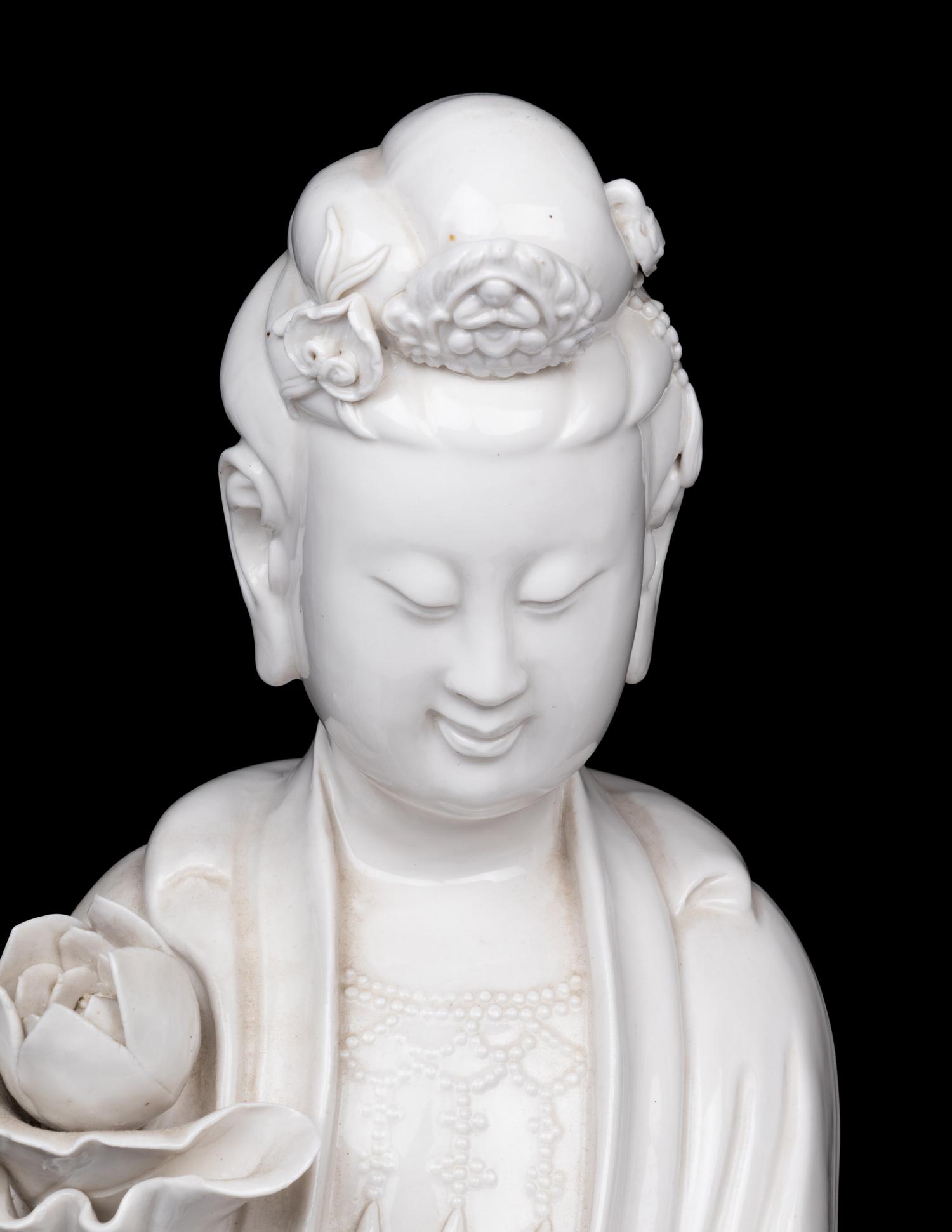 A Pair of Blanc-De-Chine Figures