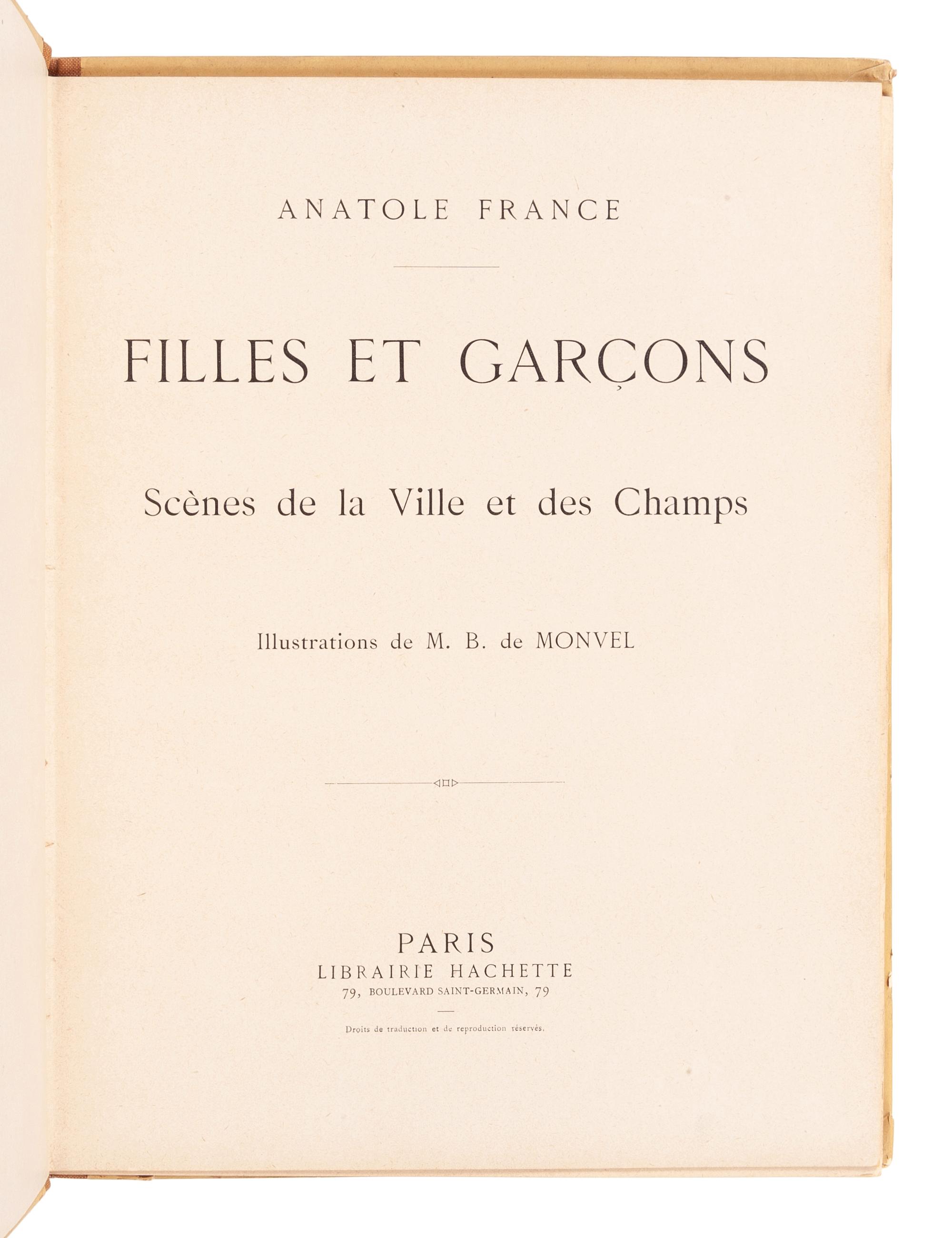 [CHILDREN’S LITERATURE]. BOUTET DE MONVEL, Louis-Maurice (1850-1913). Jeanne D’Arc. Paris: E. Plon, Nourrit & Cie., [1896].