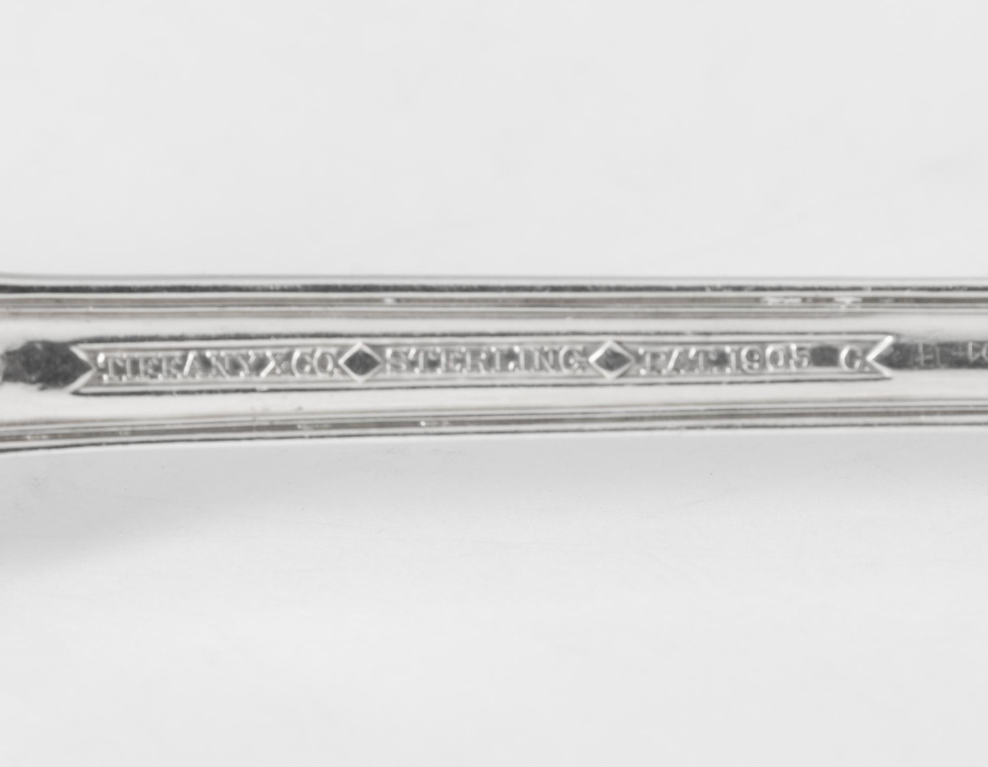 A Tiffany and Co. Silver Flatware Service