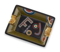 A Set of Four Hermès Porcelain Ashtrays