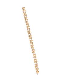 BICOLOR GOLD AND DIAMOND BRACELET