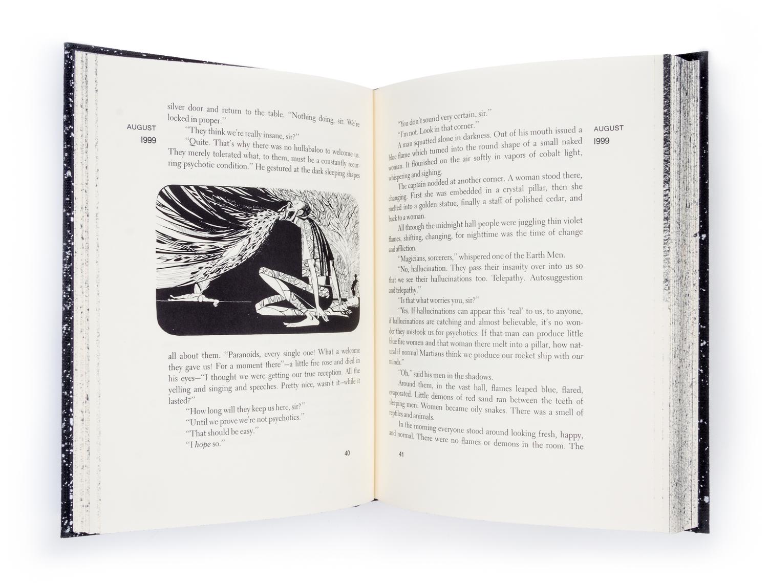 (LEC; MUGNAINI, JOSEPH) BRADBURY, RAY. The Martian Chronicles. Avon, CT, 1974. Signed by artist and author.