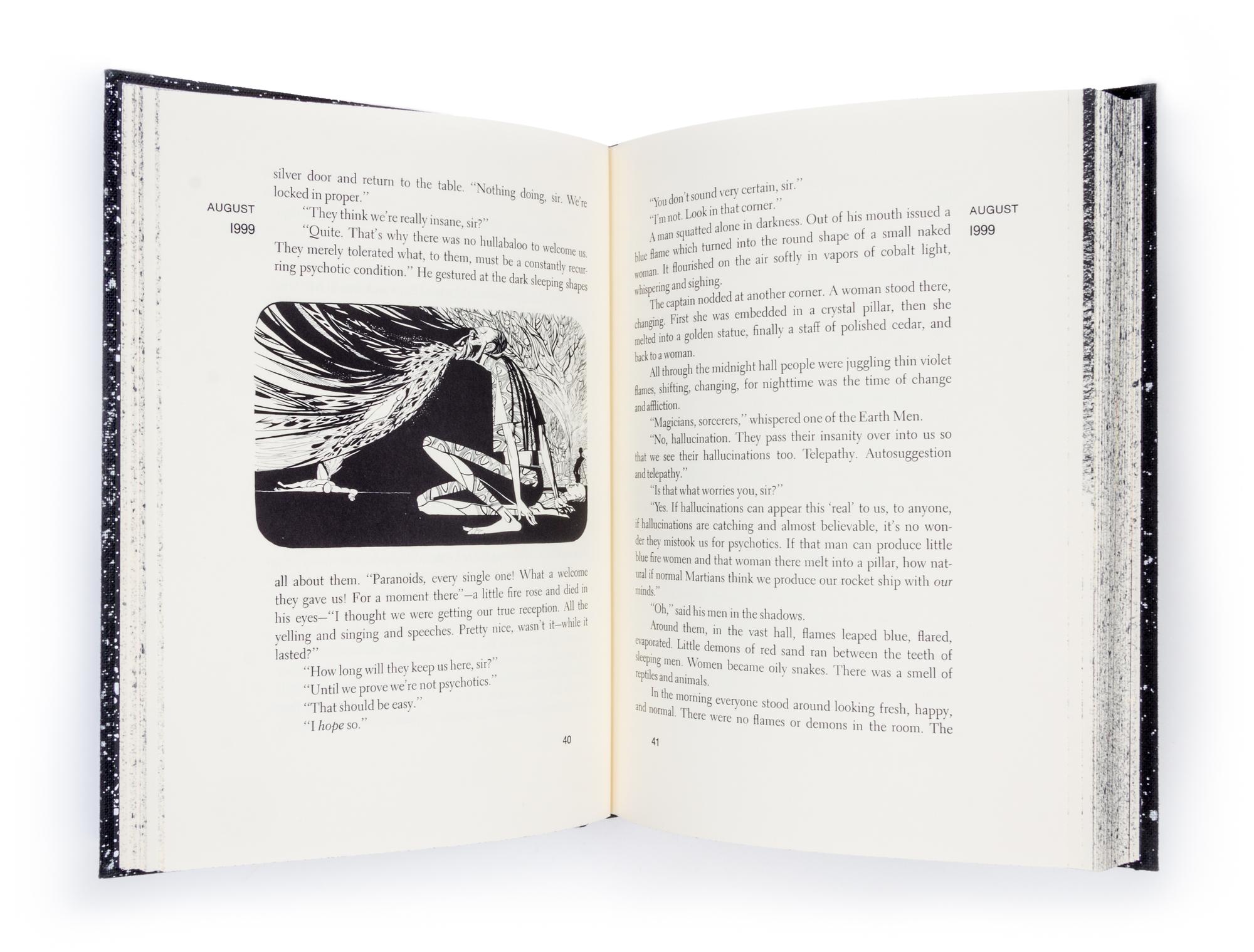 (LEC; MUGNAINI, JOSEPH) BRADBURY, RAY. The Martian Chronicles. Avon, CT, 1974. Signed by artist and author.