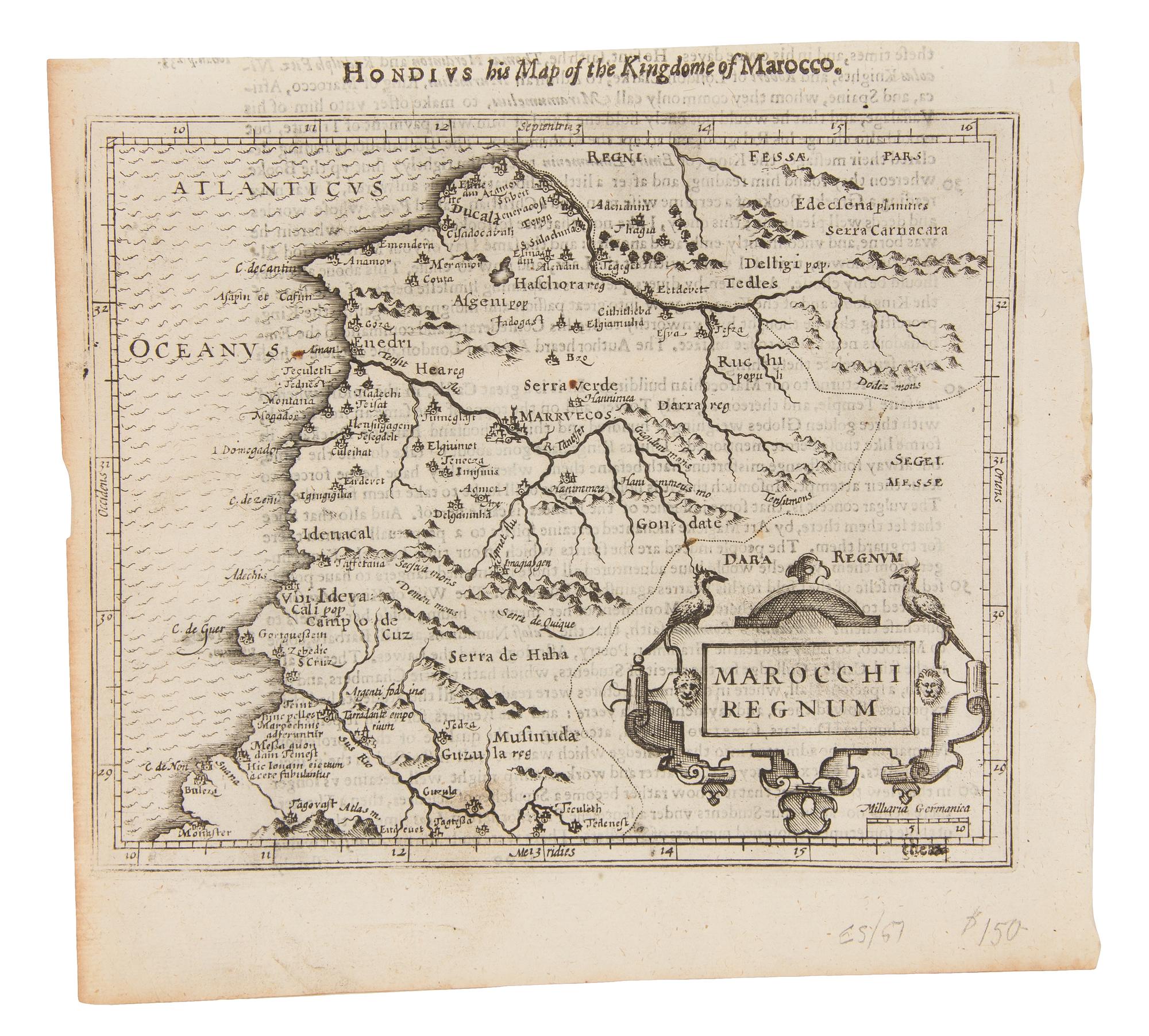 HONDIUS, Henricus (1597-1651) - Samuel PURCHAS (1577?-1626)