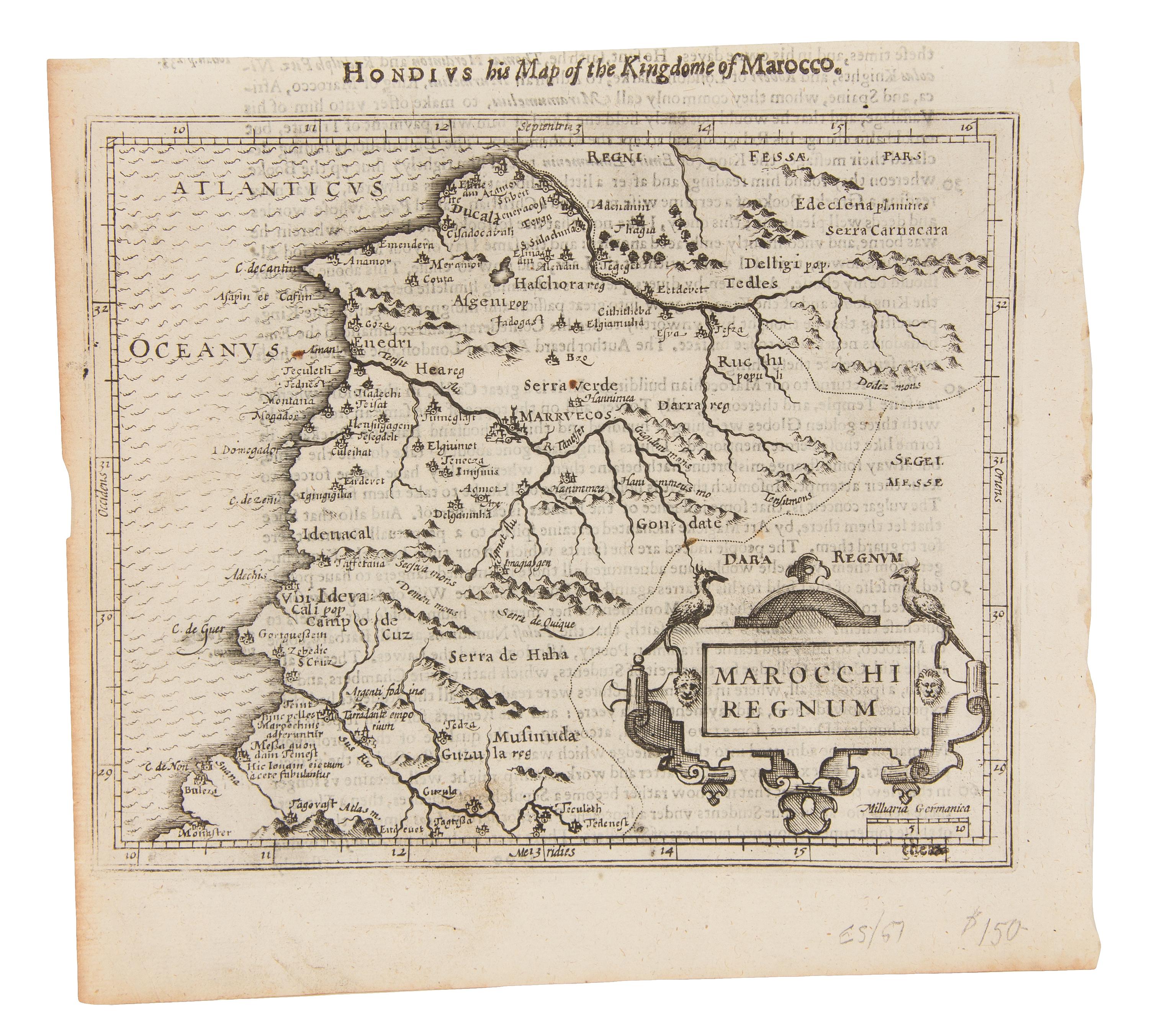 HONDIUS, Henricus (1597-1651) - Samuel PURCHAS (1577?-1626)