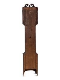 A Federal Grain-Paint Decorated Tall Case Clock