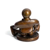 Tom Otterness (American, b. 1952) — Man with Bowler on Penny , 1992