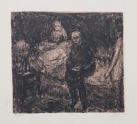 Joseph Friebert, (Wisconsin, 1908-2002), Night, 1997 and Group, 1992 (two works)