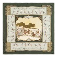 Hermès, Four Silk Scarves 90